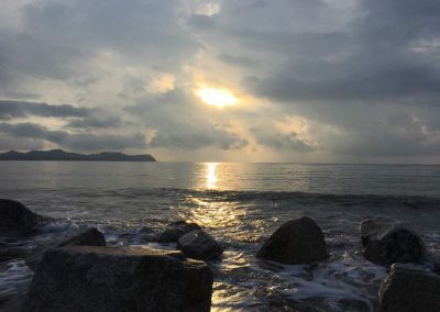 The Beach at The Kasturi -- New Rocks for Floor Protection