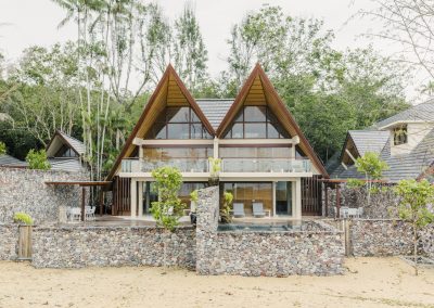 Double storey villas with pools