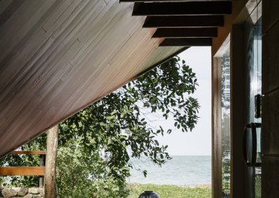 Beach Front Villa Entrance Deck