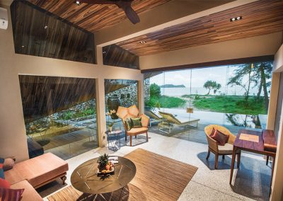 Beach Front Villa Living Room